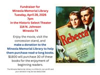 Movie Night Fundraiser for the Library at the Select Theater