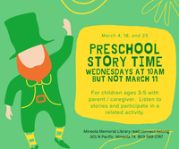 Pre School Story Time