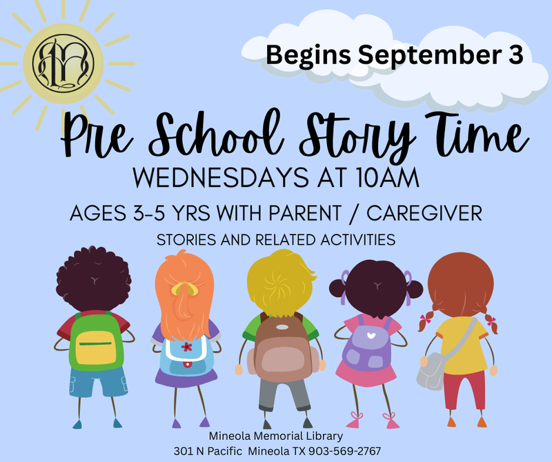 Pre School Story Time